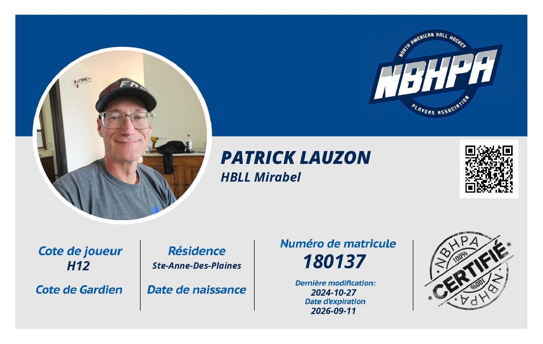 Patrick Lauzon