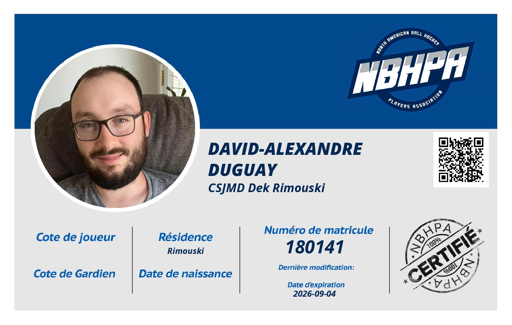 David-Alexandre Duguay
