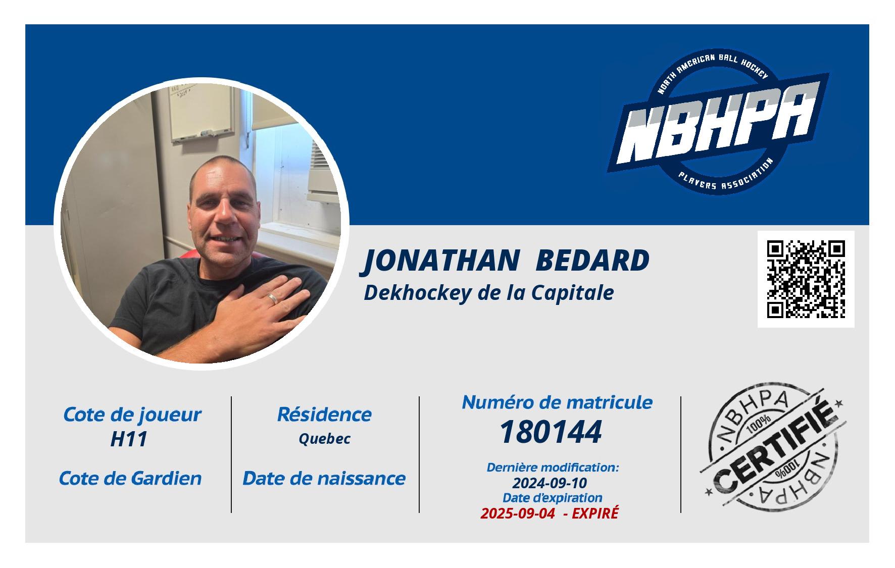 Jonathan  Bedard 