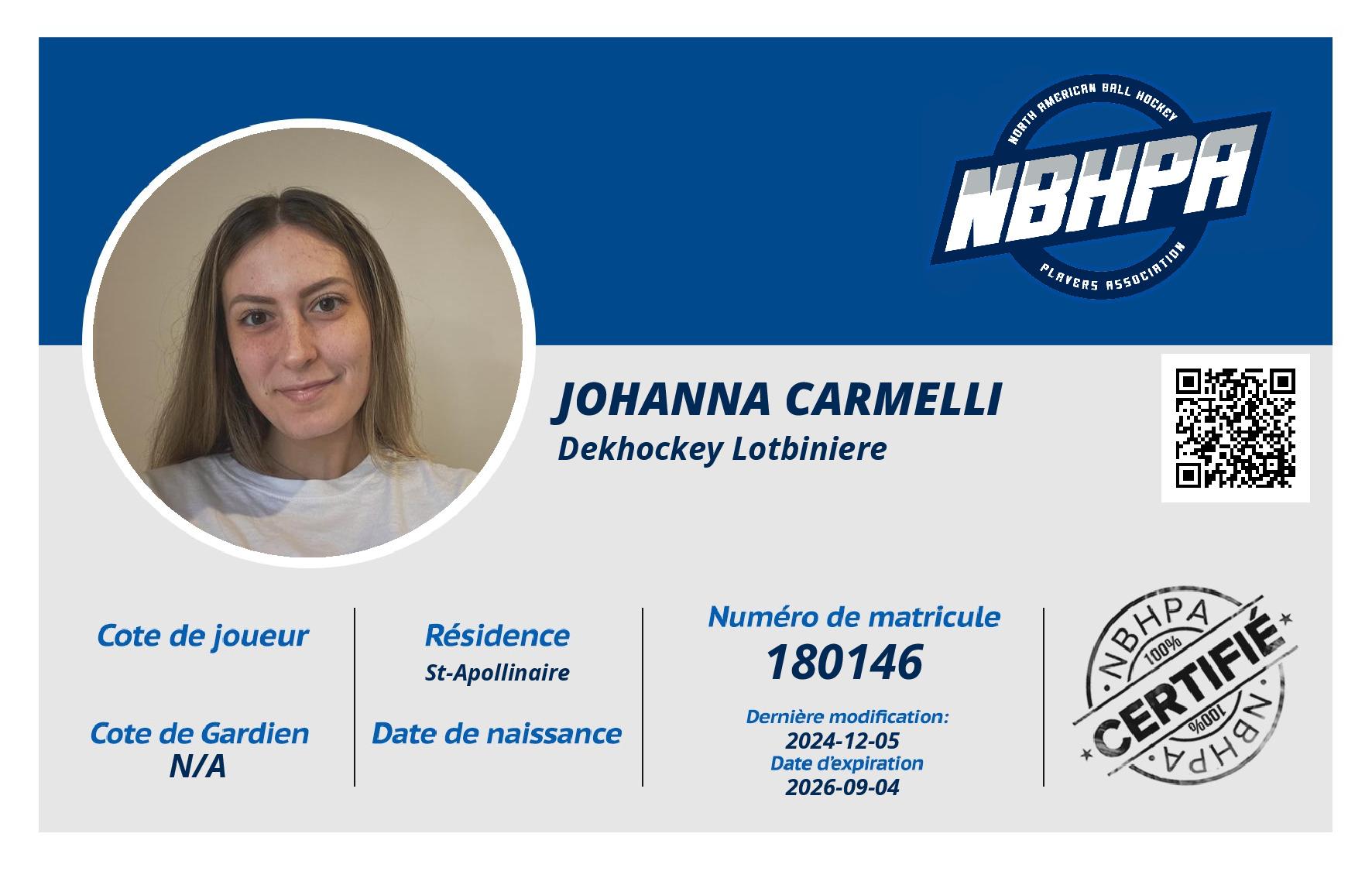 Johanna Carmelli