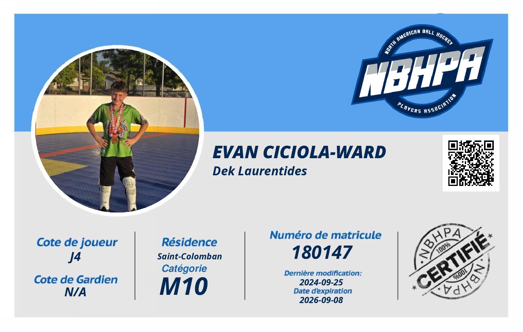 Evan Ciciola-Ward