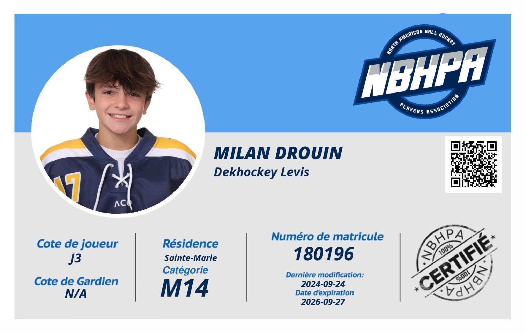 Milan Drouin