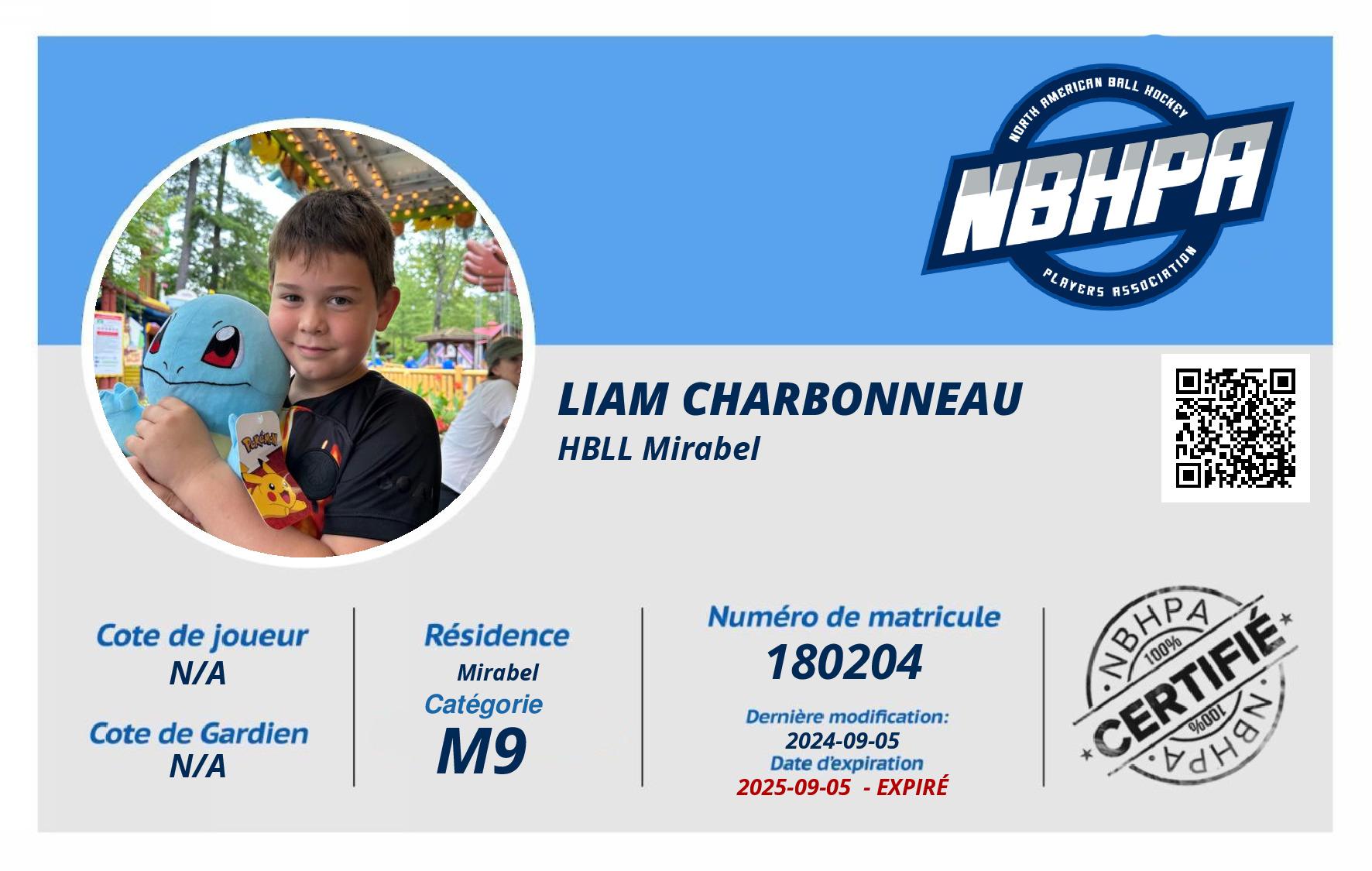 Liam Charbonneau