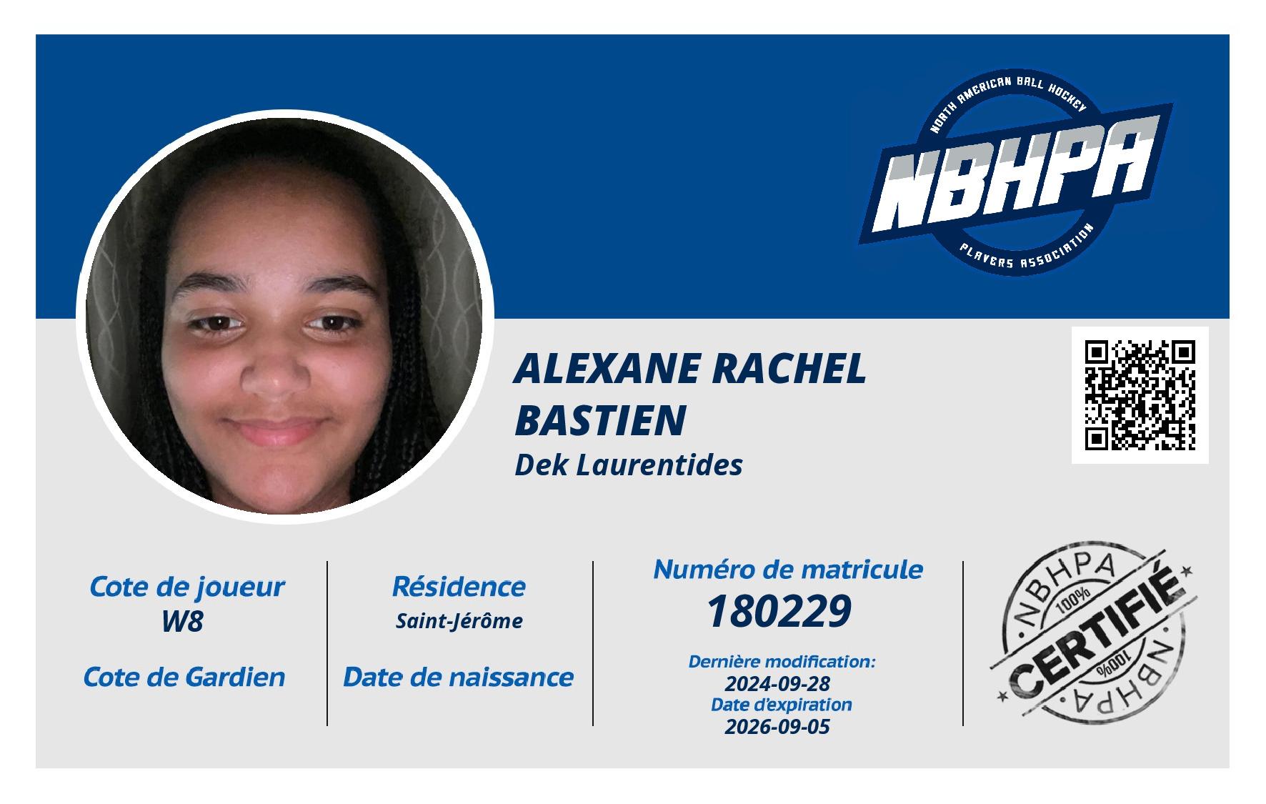 Alexane Rachel Bastien