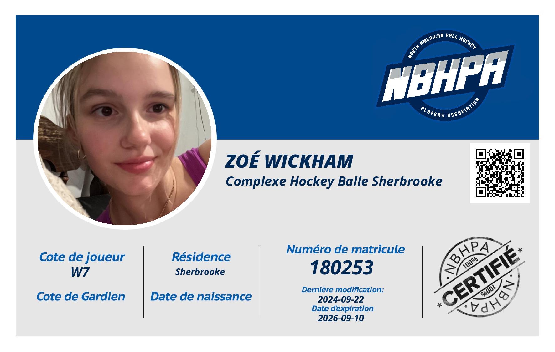 Zoé Wickham