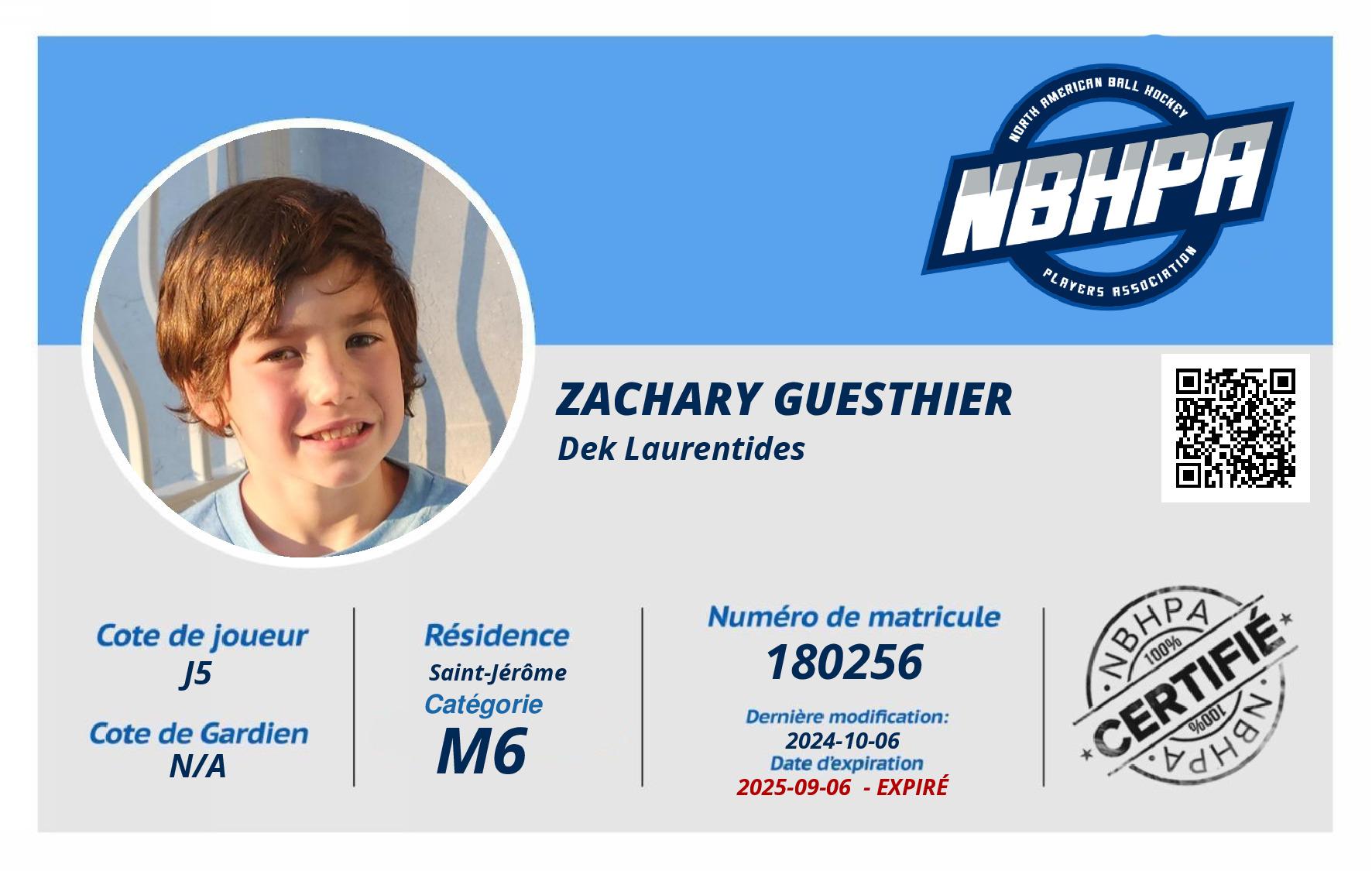 Zachary Guesthier
