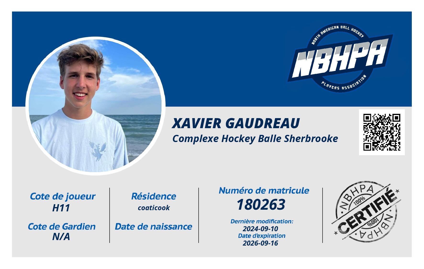xavier gaudreau