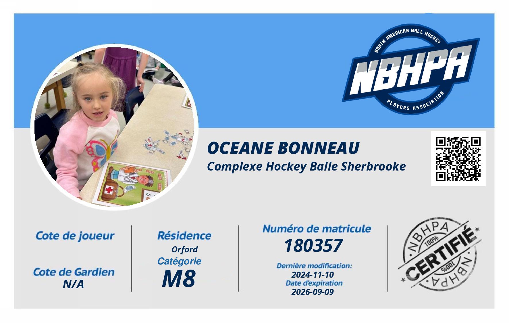Oceane Bonneau