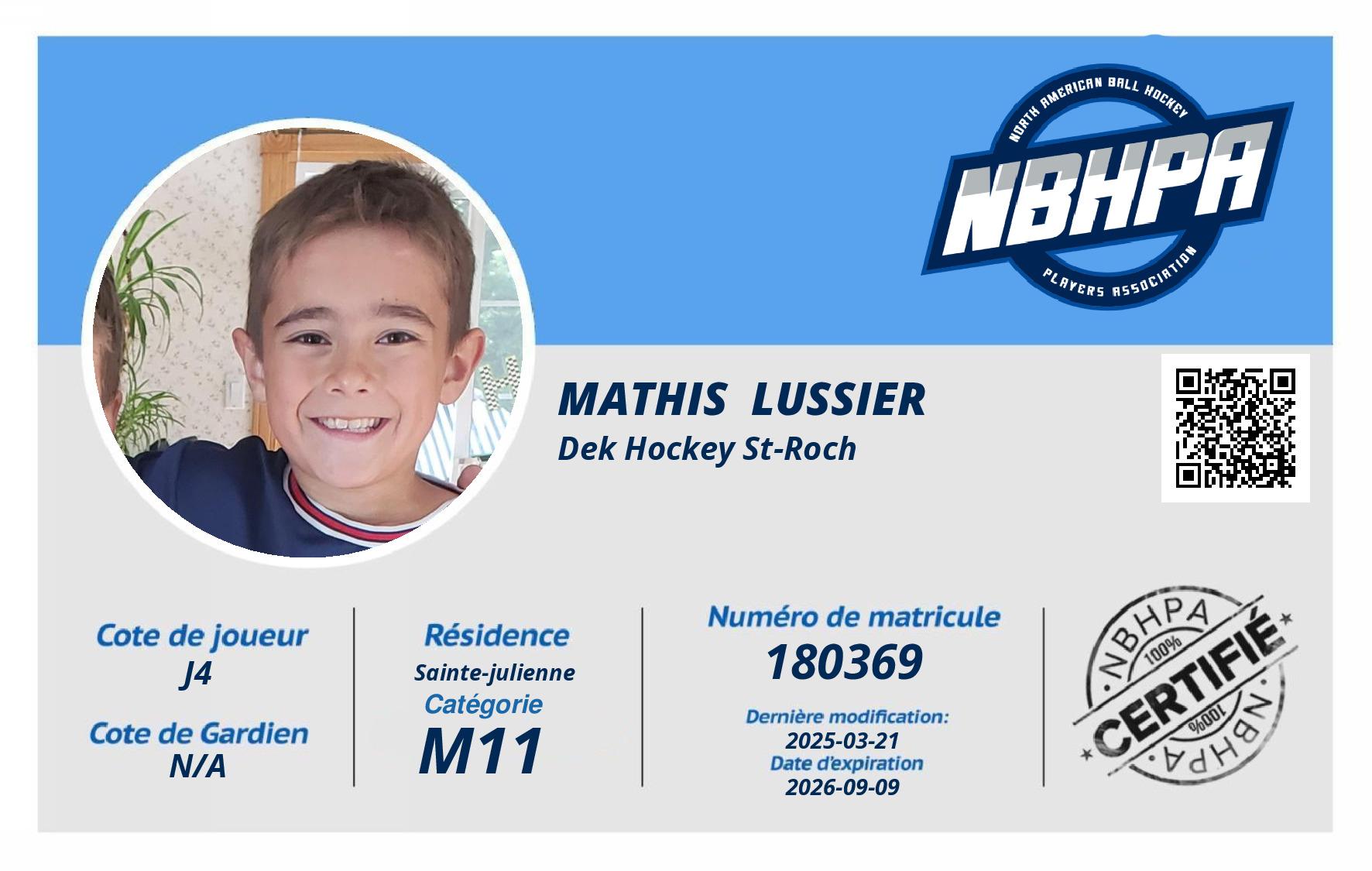 Mathis  Lussier