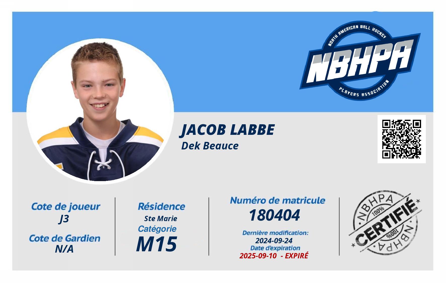 Jacob Labbe