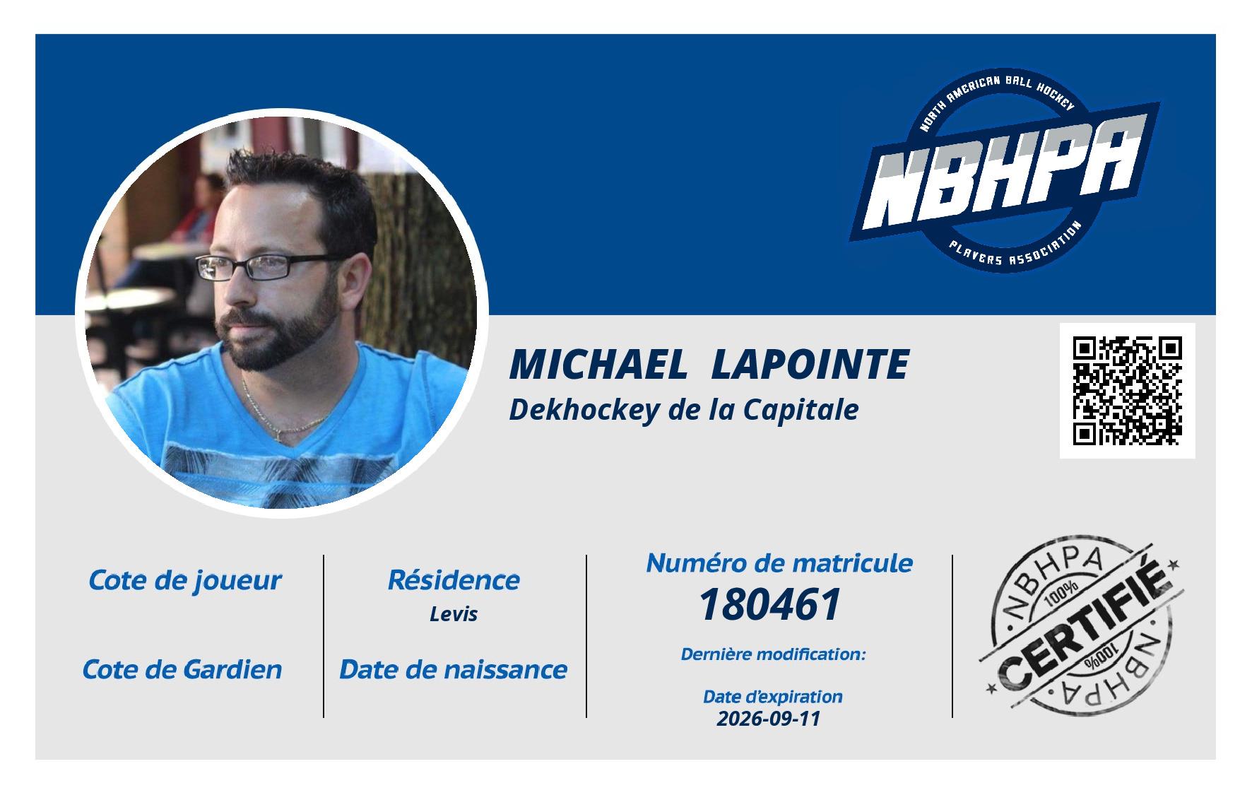 Michael  Lapointe 