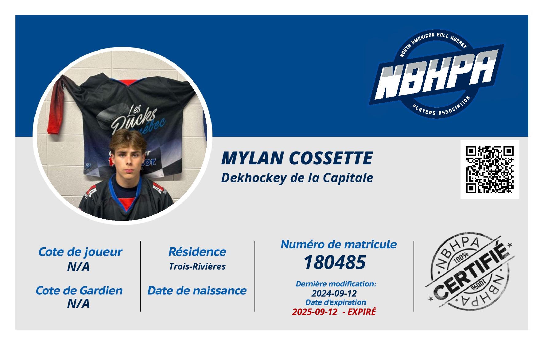 Mylan Cossette