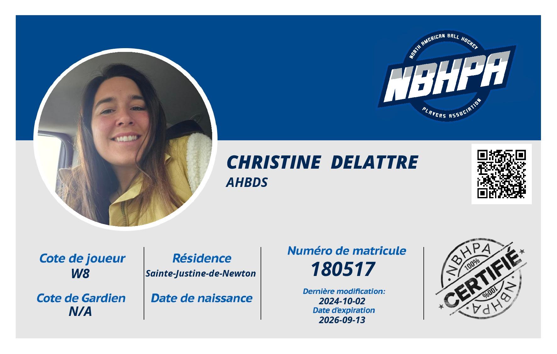 Christine  Delattre
