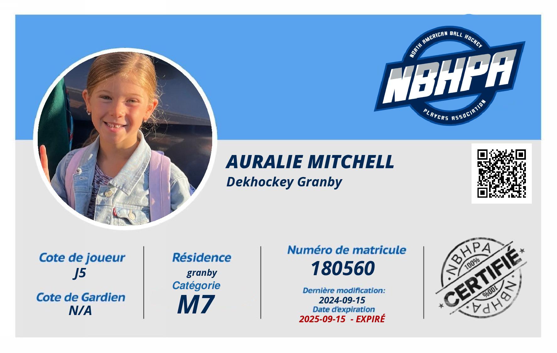Auralie Mitchell