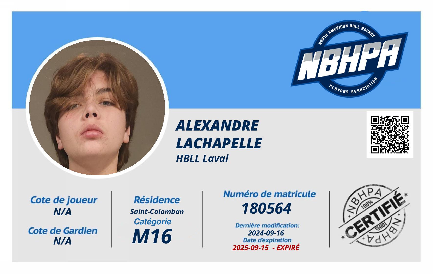 Alexandre  Lachapelle 