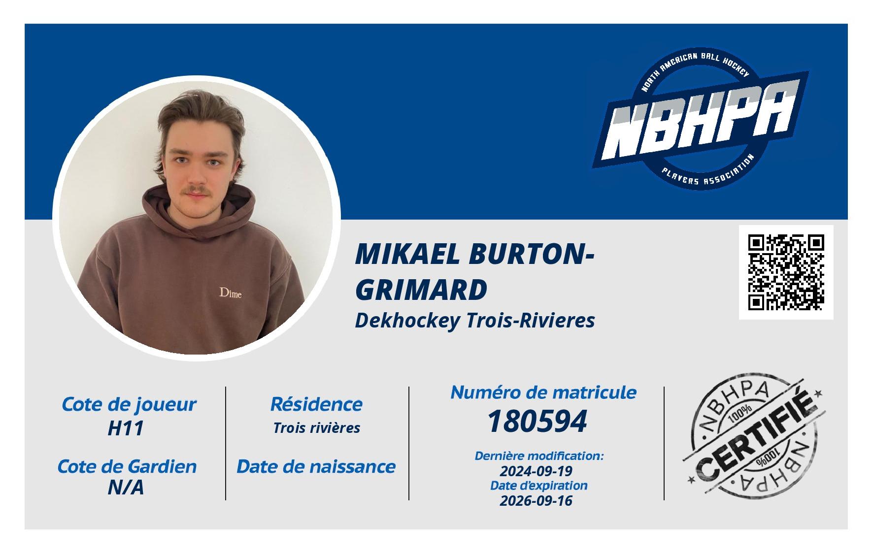 Mikael Burton-Grimard