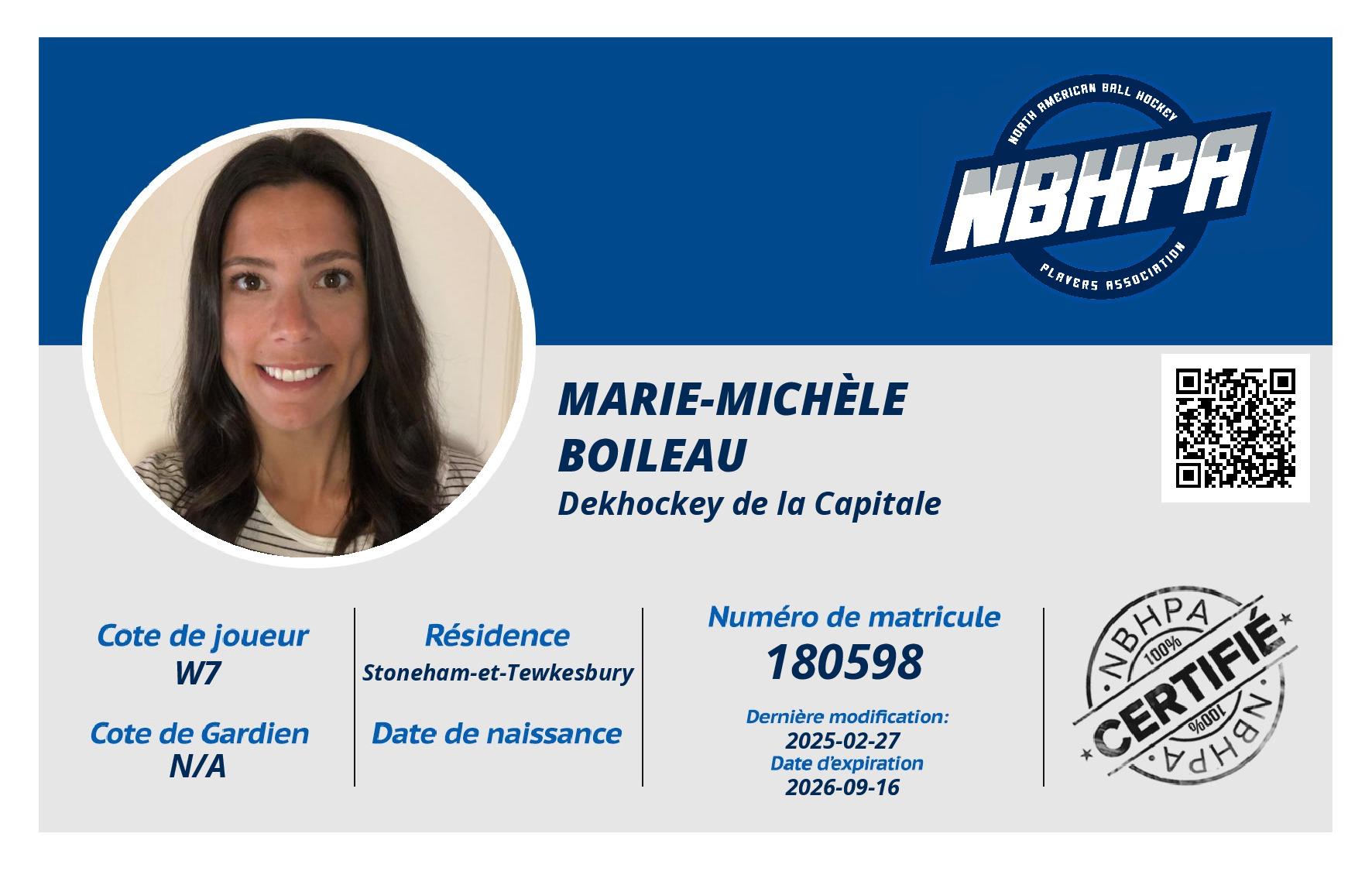 Marie-Michèle Boileau