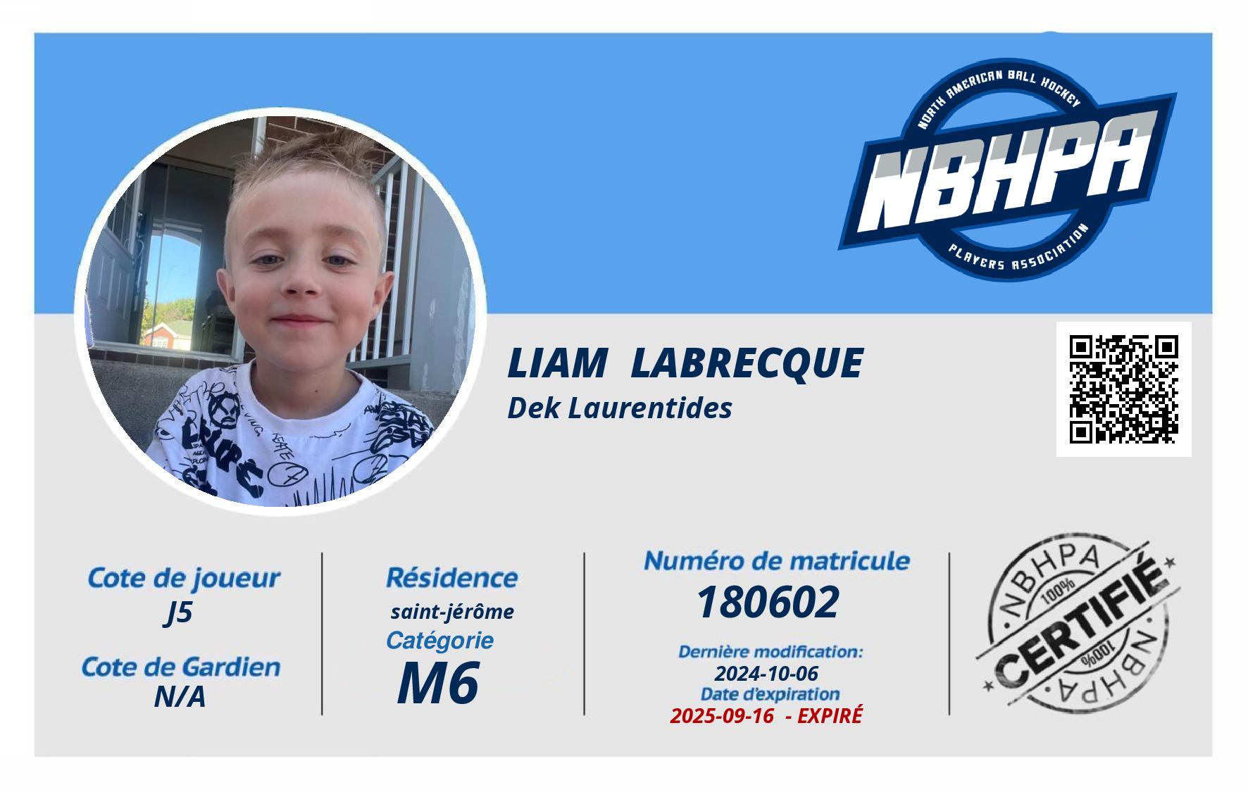 Liam  Labrecque 
