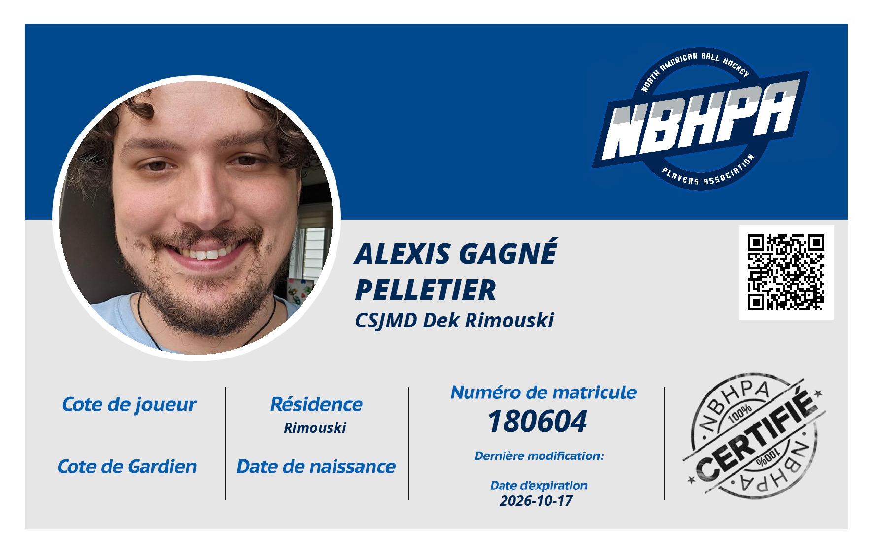 Alexis Gagné pelletier