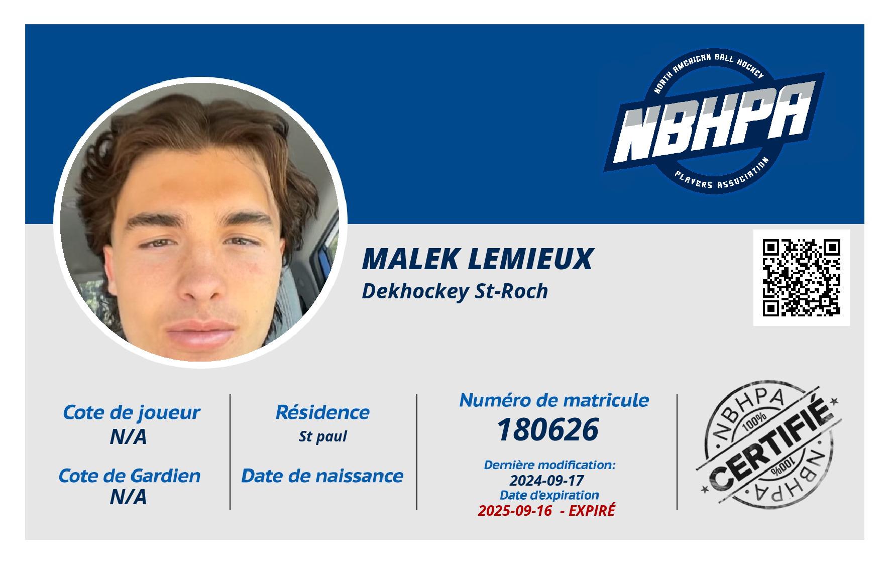 Malek Lemieux