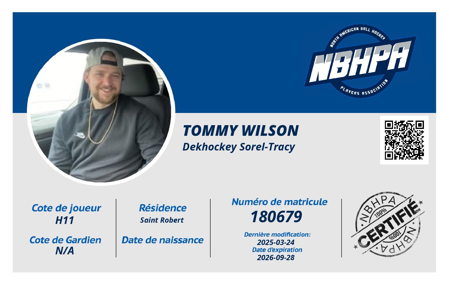 Tommy Wilson 