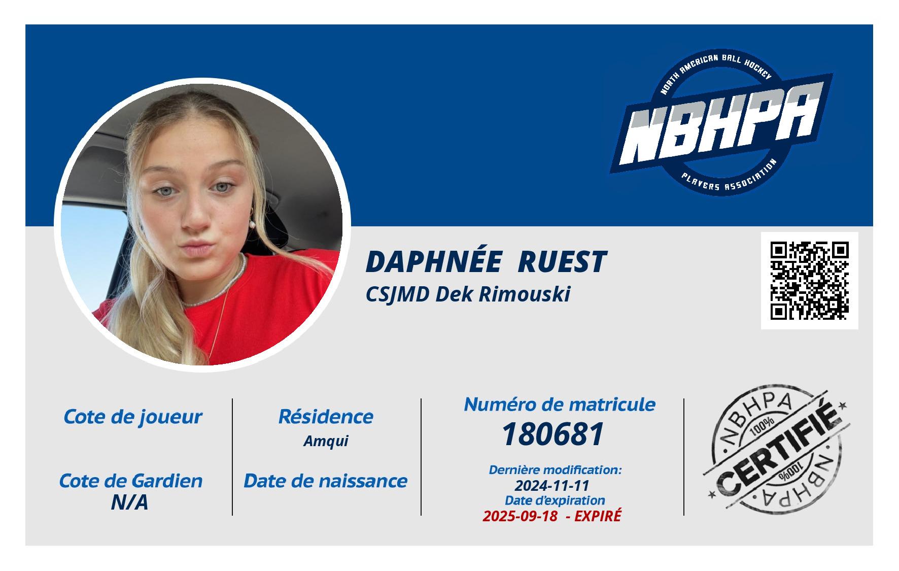 Daphnée  Ruest