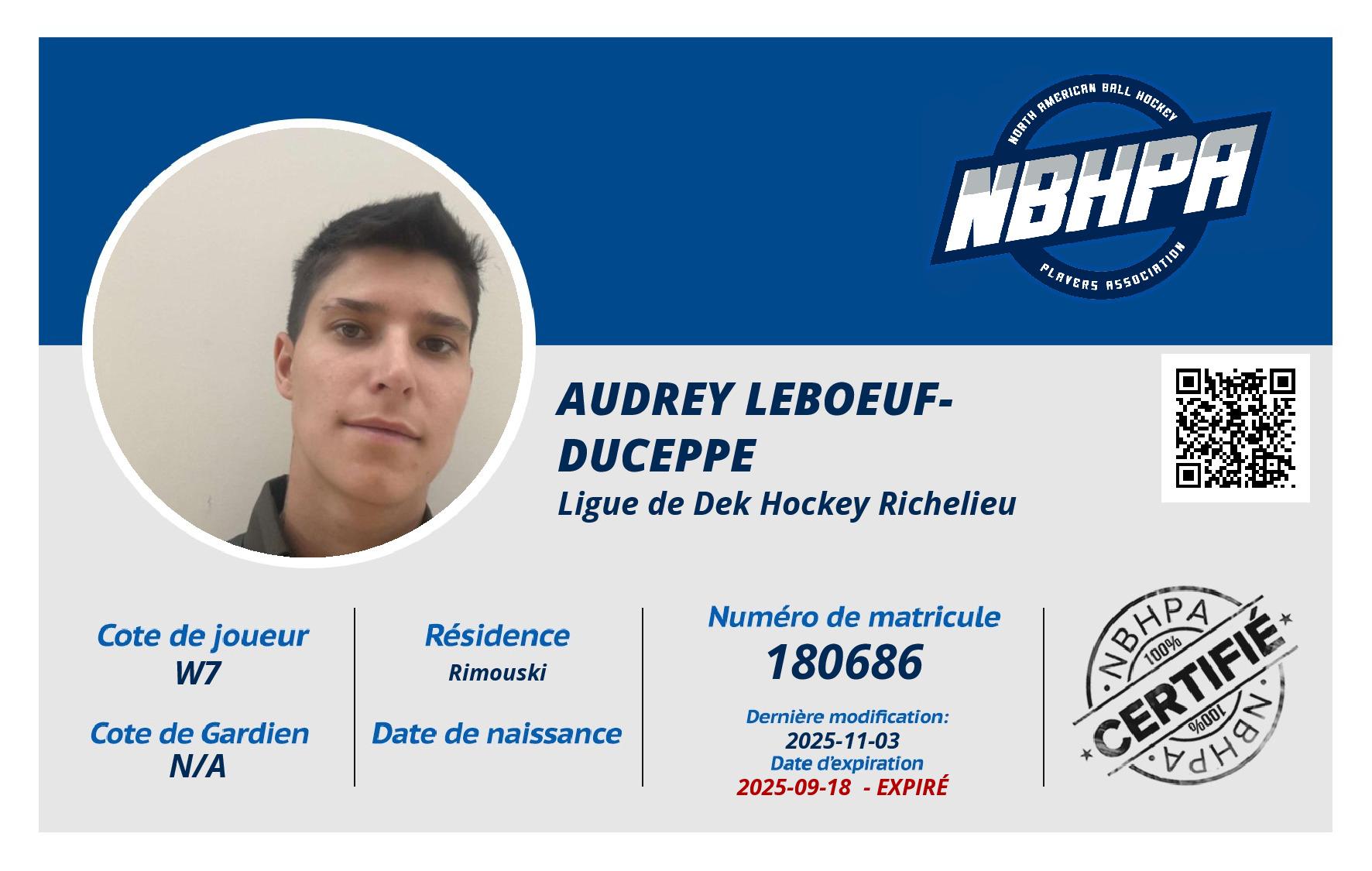 Audrey Leboeuf-Duceppe