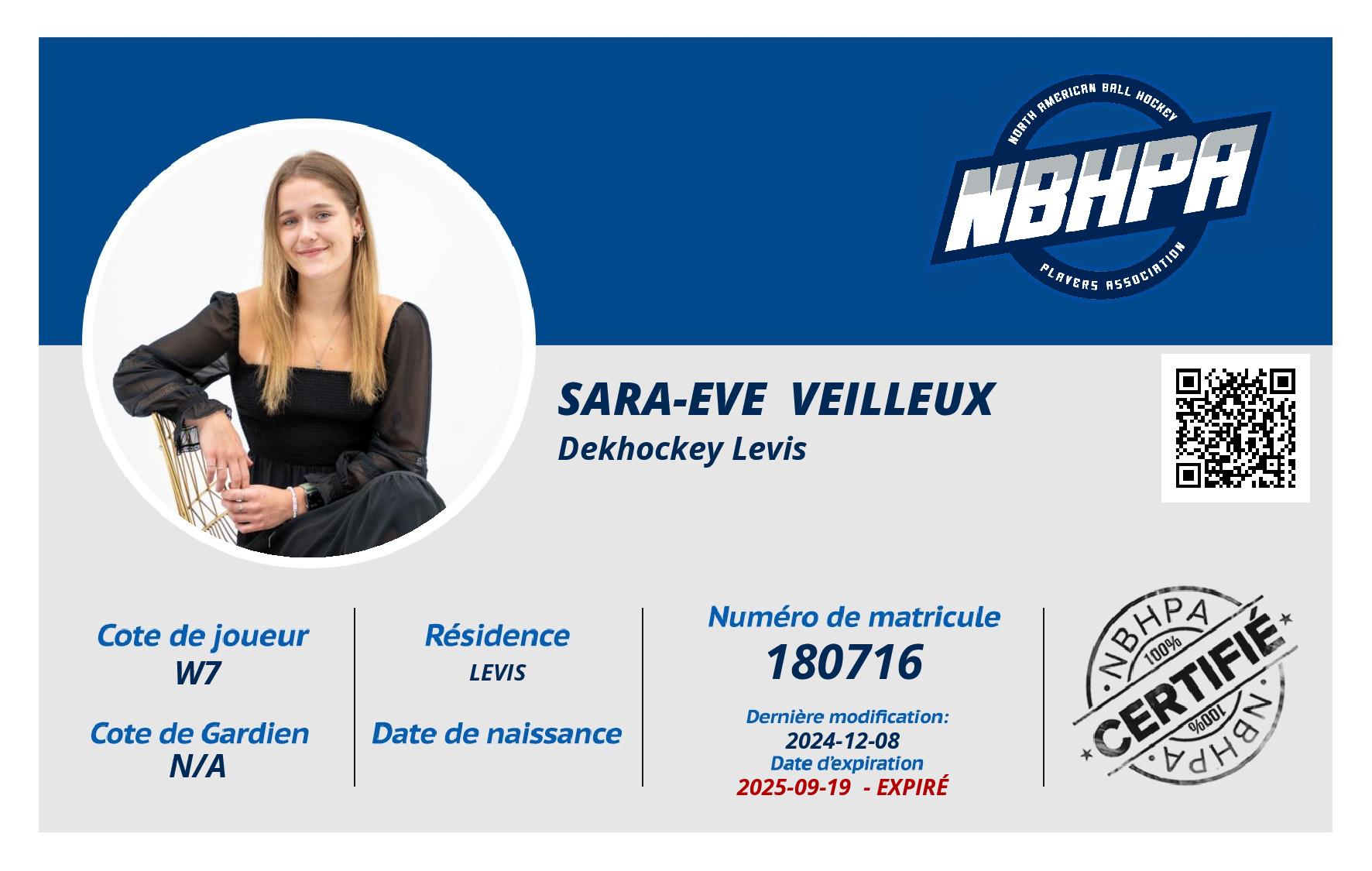 Sara-Eve  Veilleux