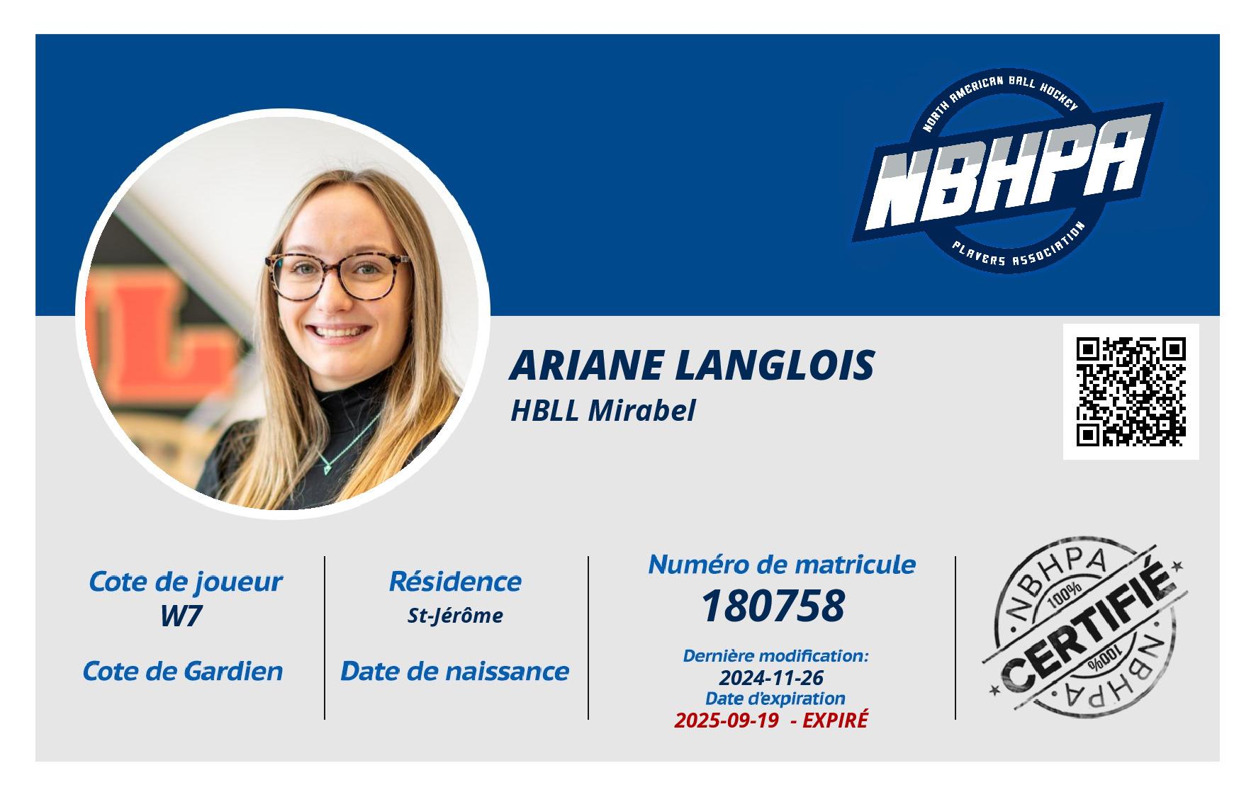Ariane Langlois
