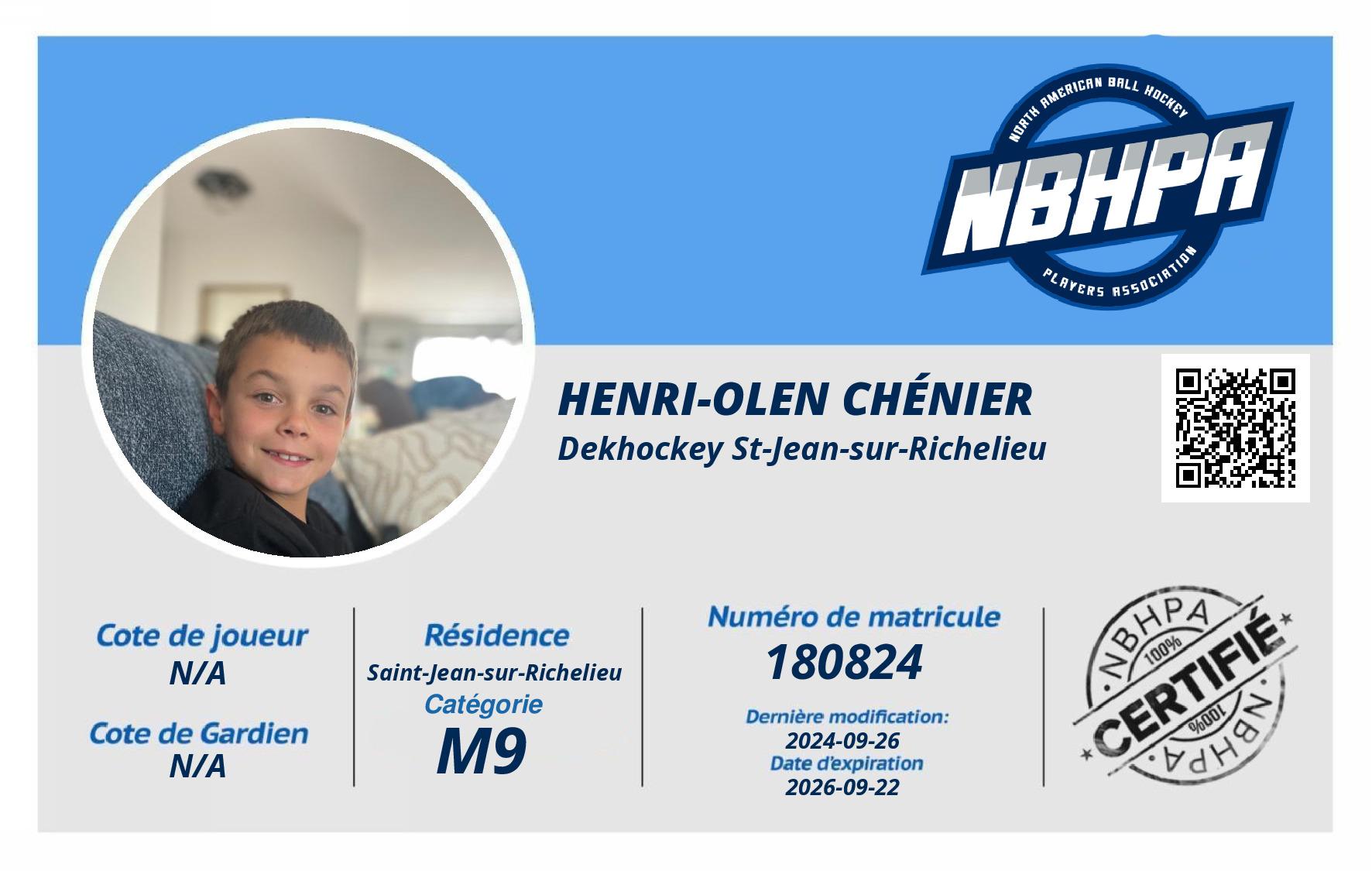 Henri-Olen Chénier
