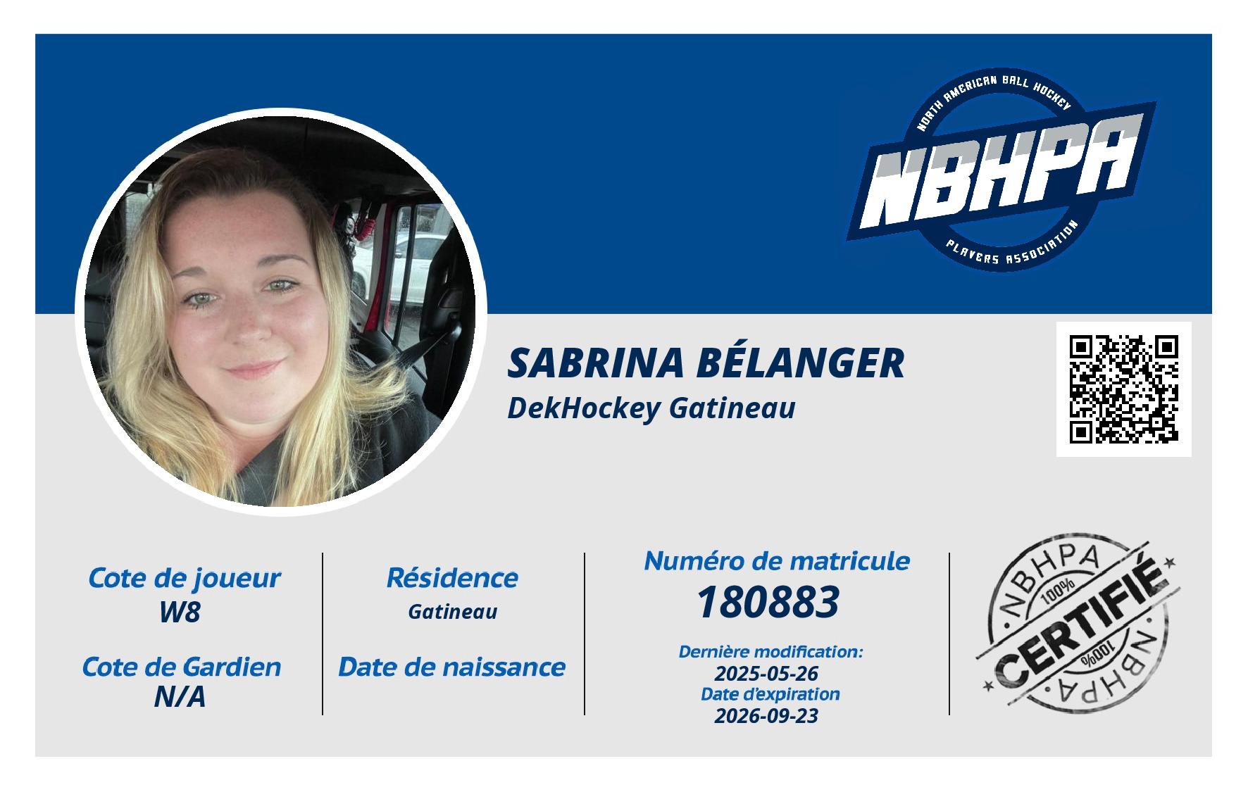 Sabrina Bélanger