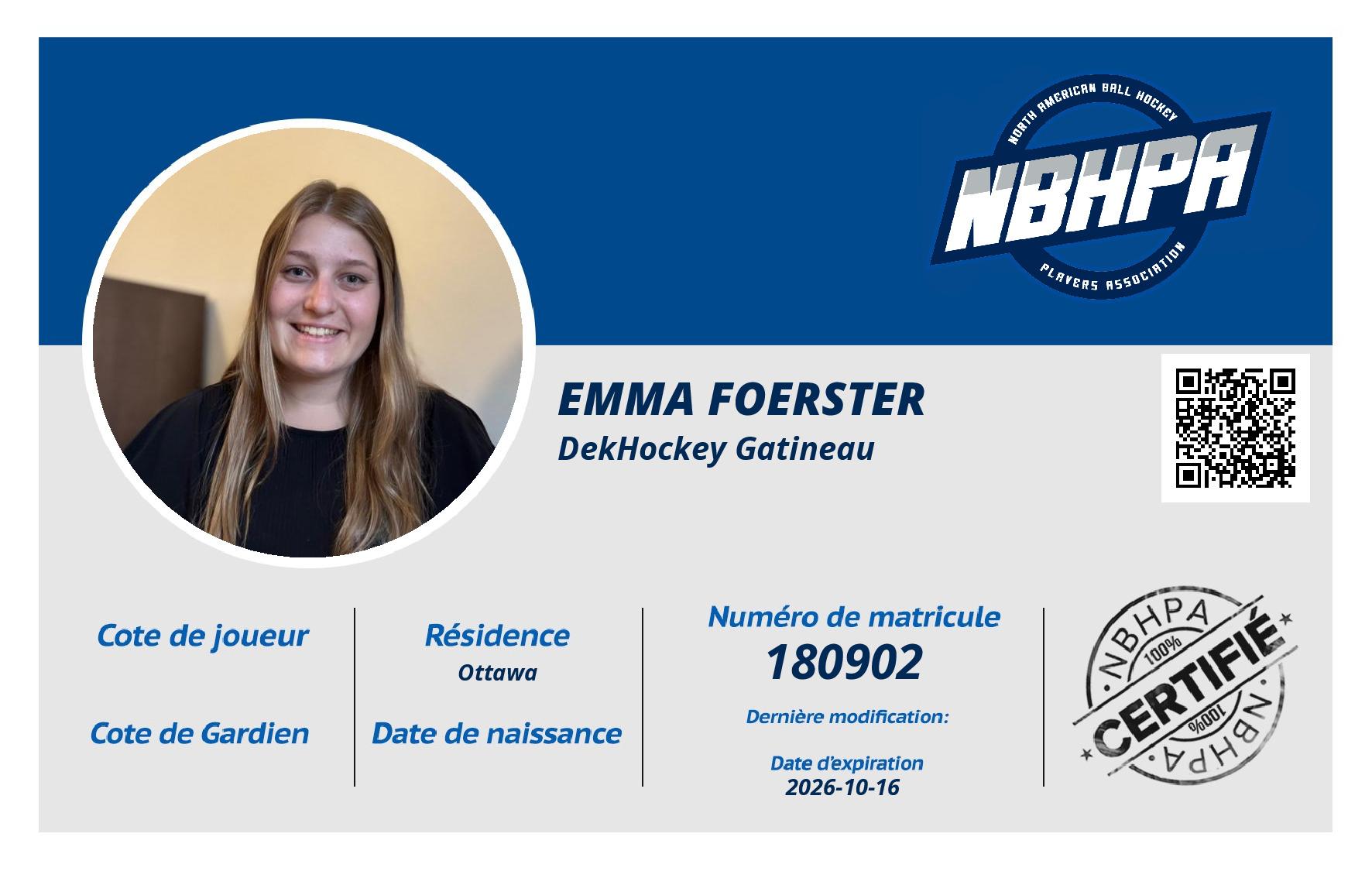 Emma Foerster