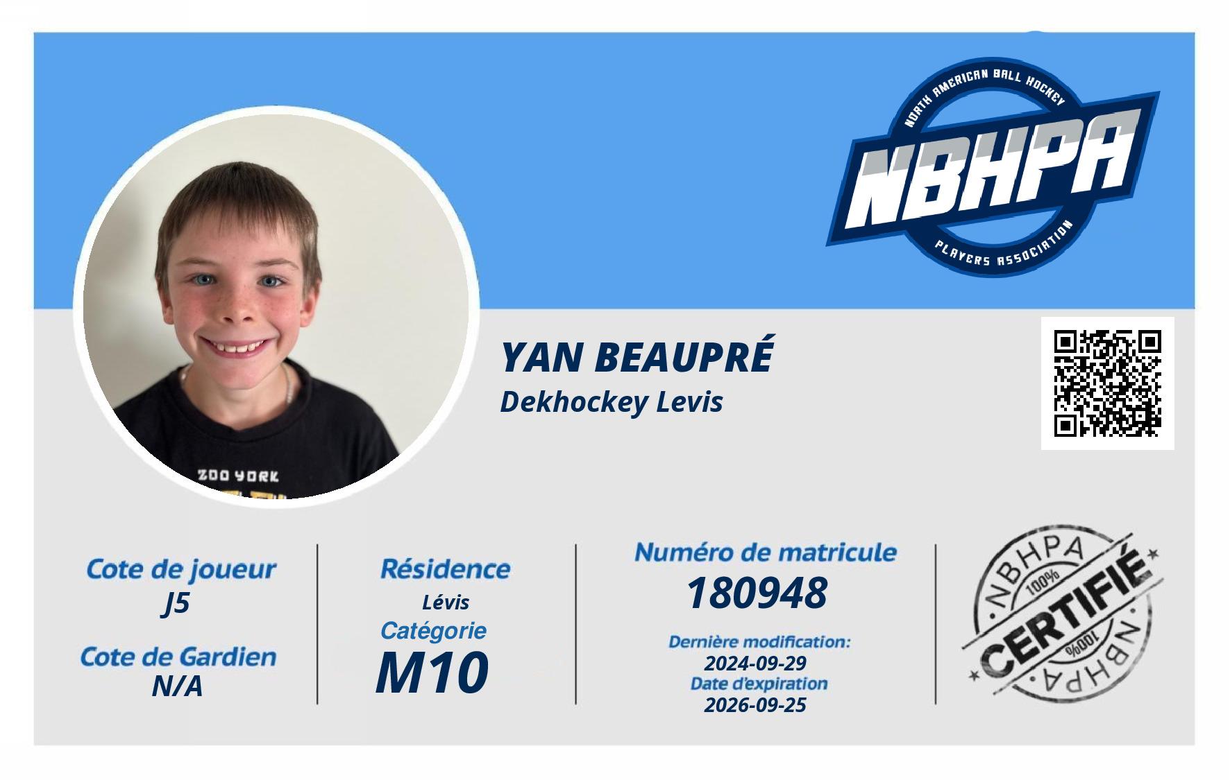 Yan Beaupré
