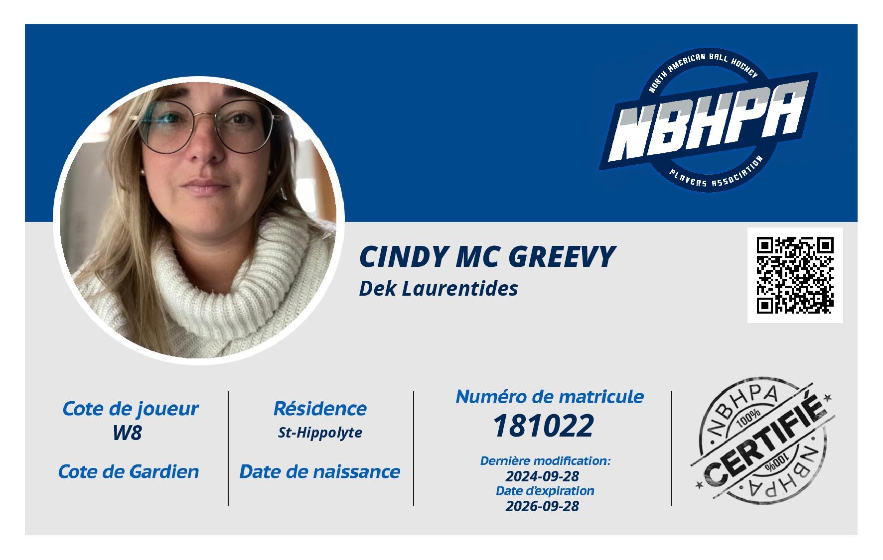 Cindy Mc Greevy
