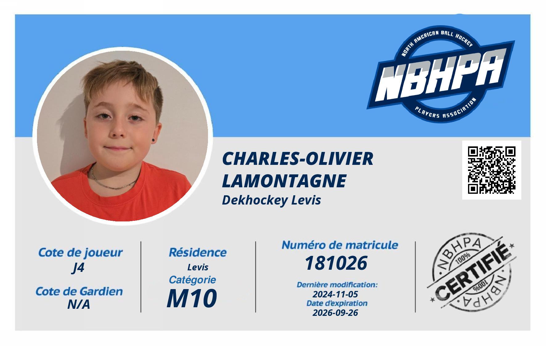 Charles-Olivier Lamontagne