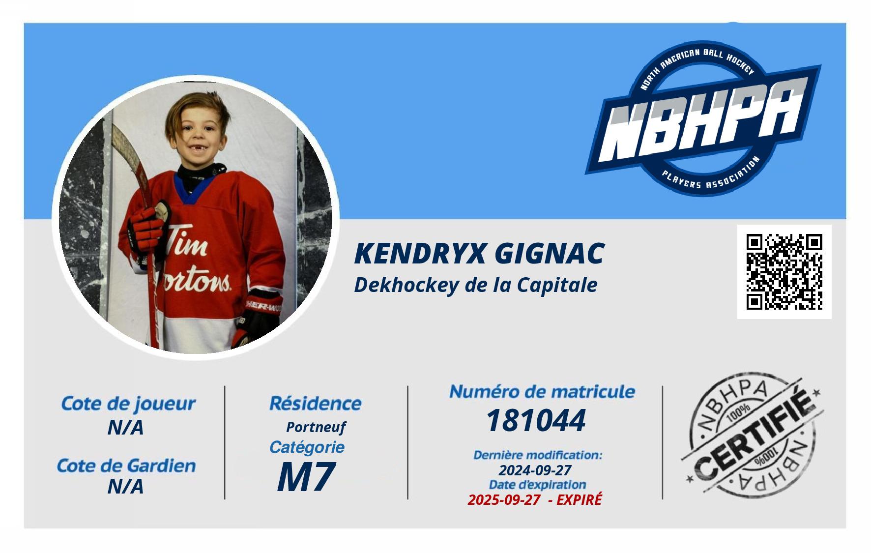 Kendryx Gignac