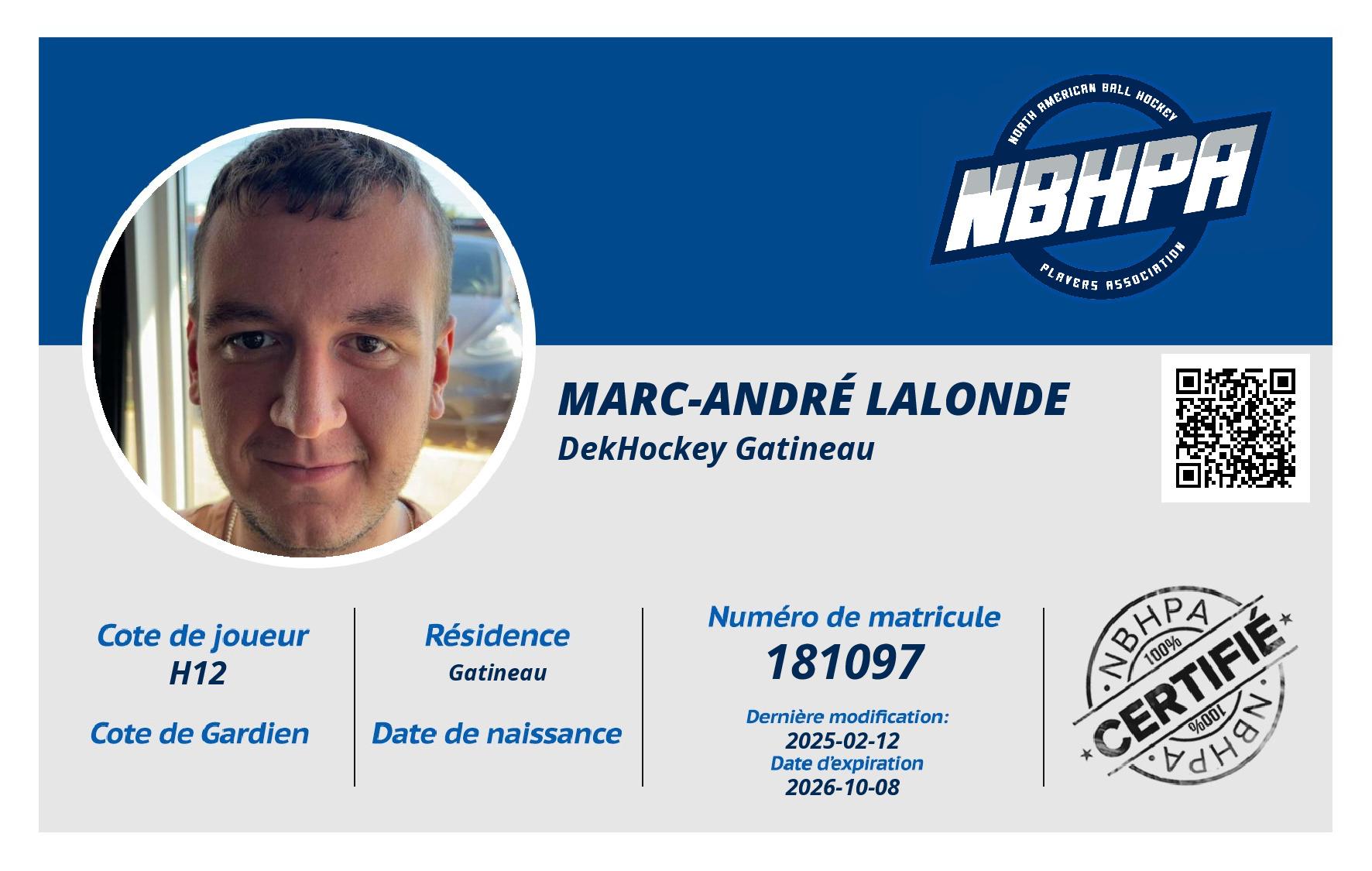 Marc-André Lalonde
