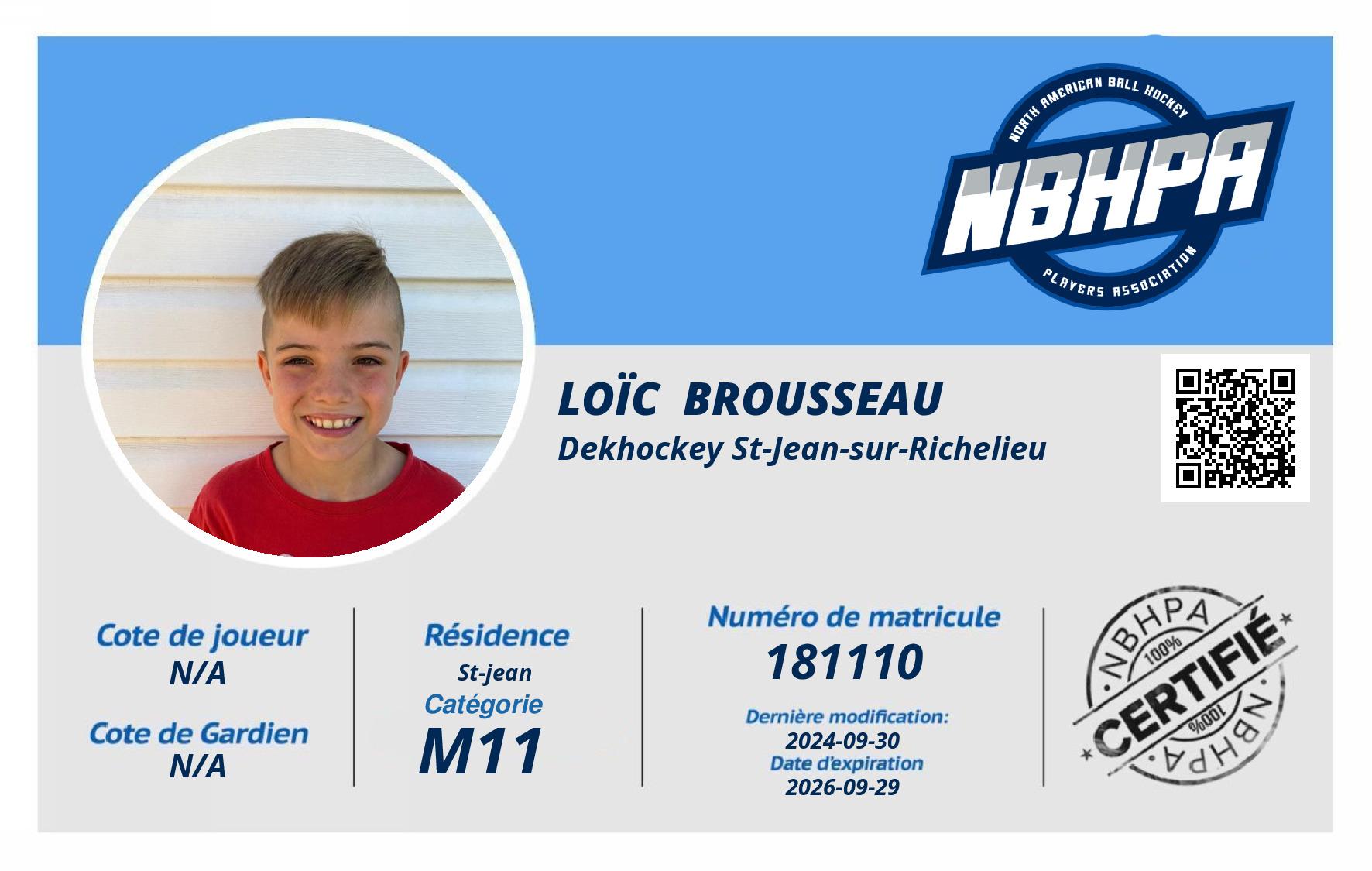 Loïc  Brousseau 
