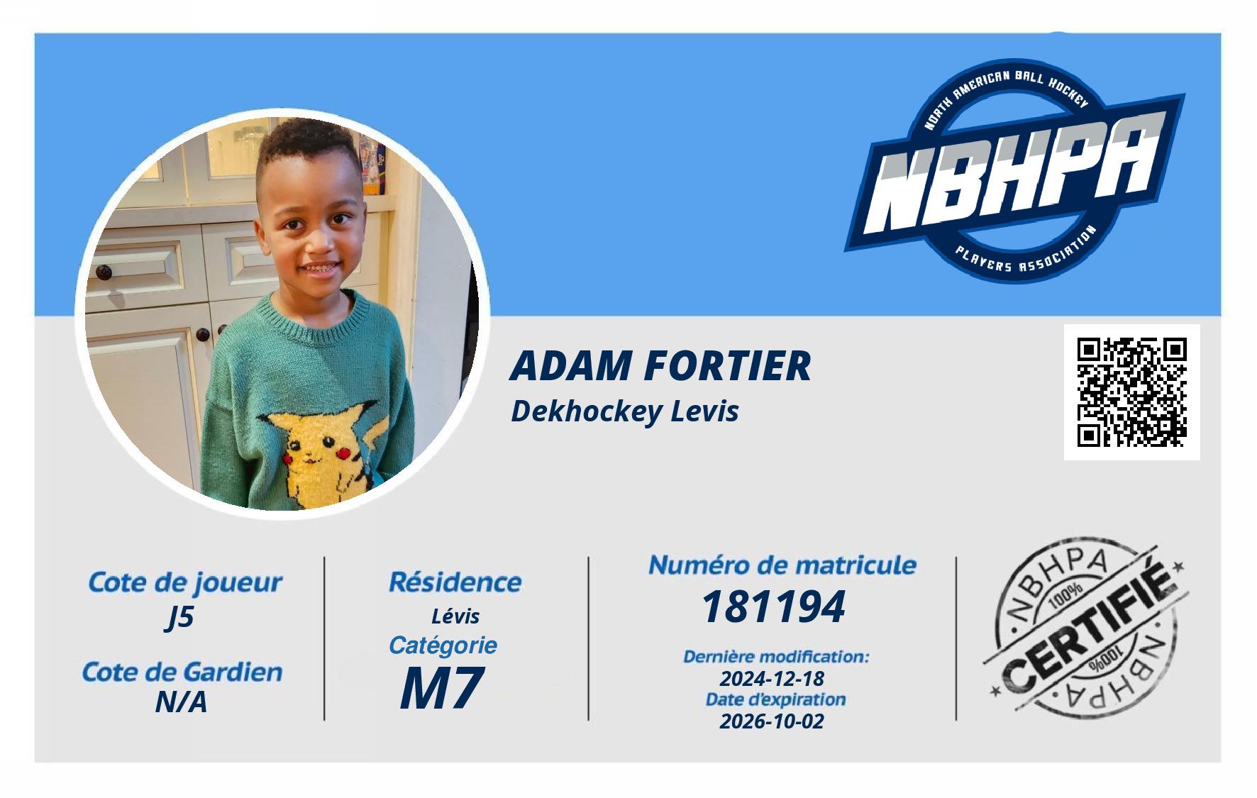Adam Fortier