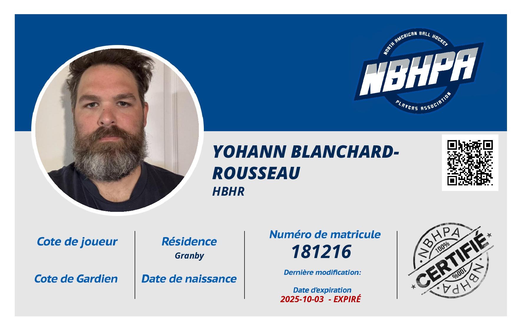 Yohann Blanchard-Rousseau