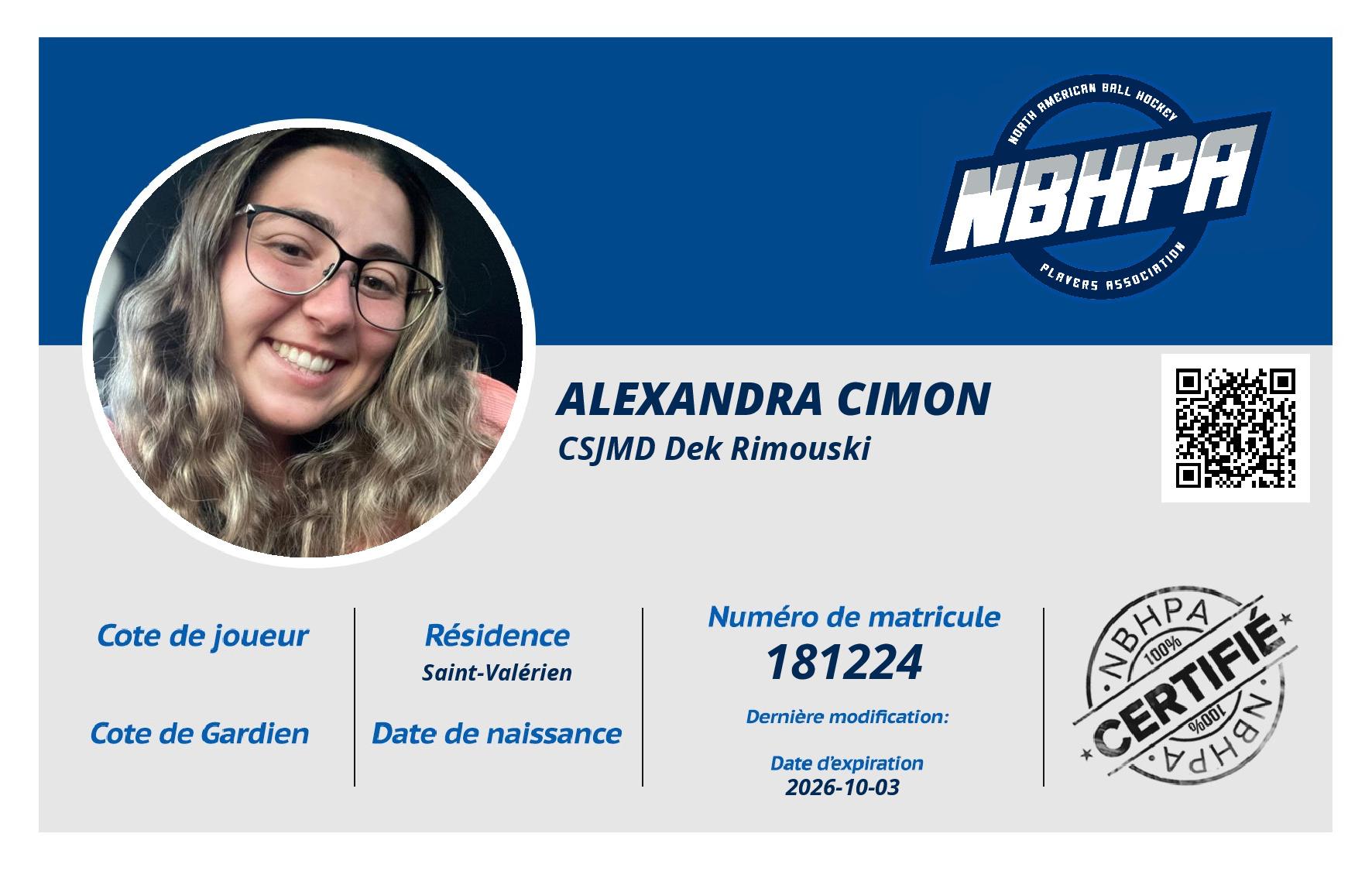 Alexandra Cimon