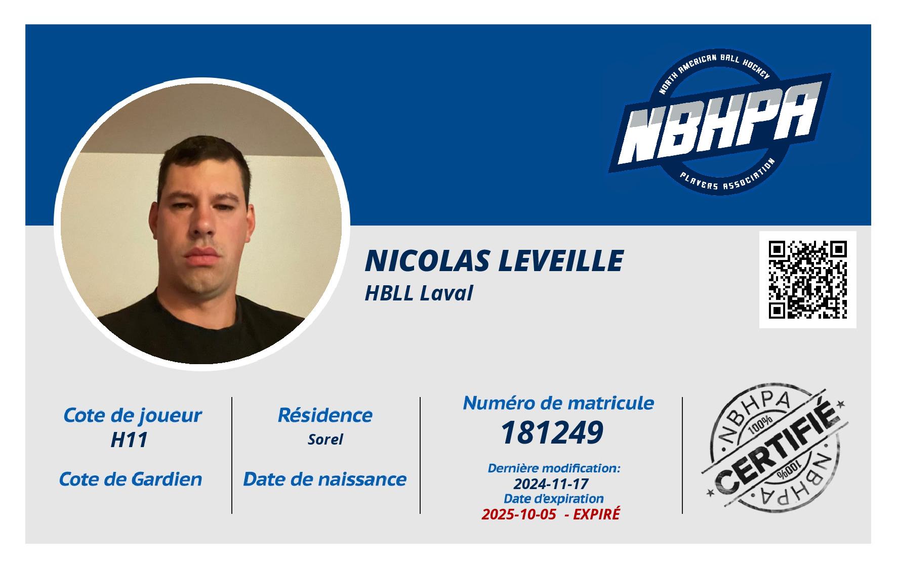 Nicolas Leveille