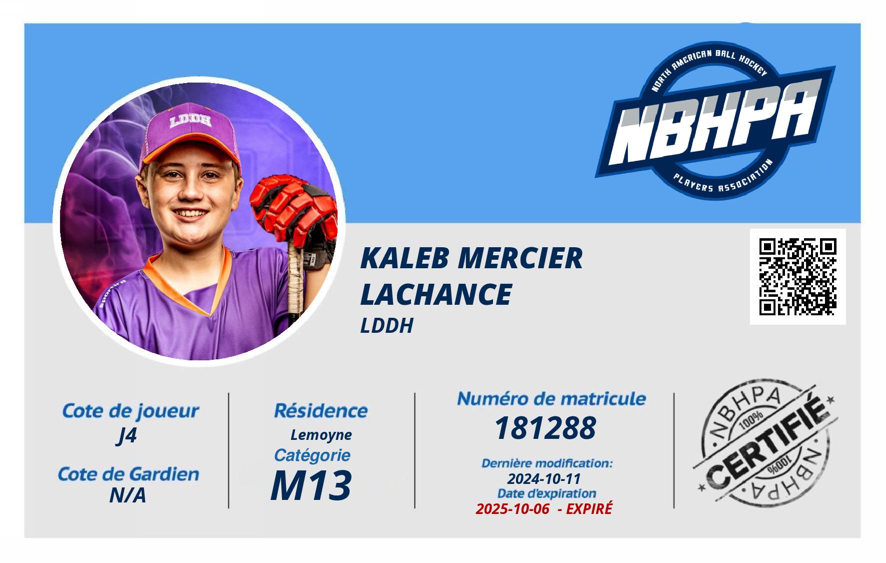 Kaleb Mercier Lachance 