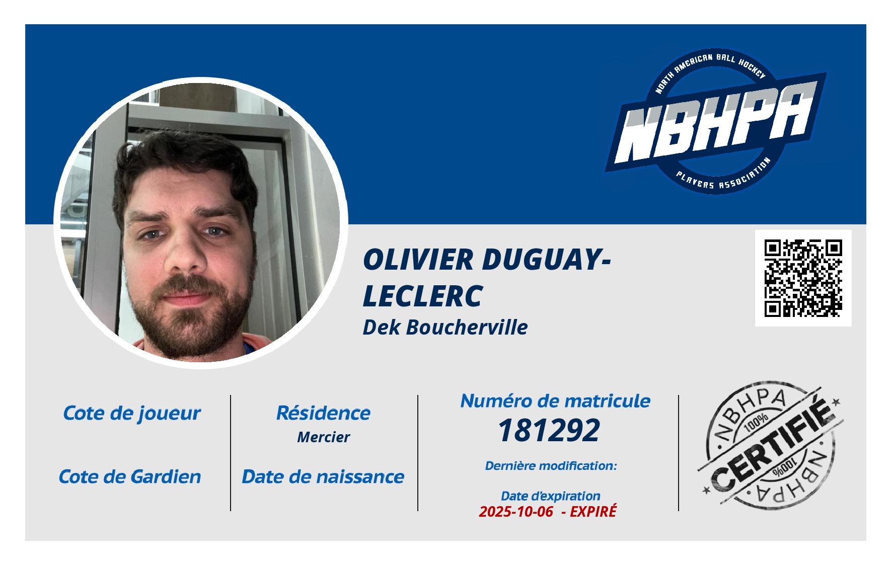 Olivier Duguay-leclerc