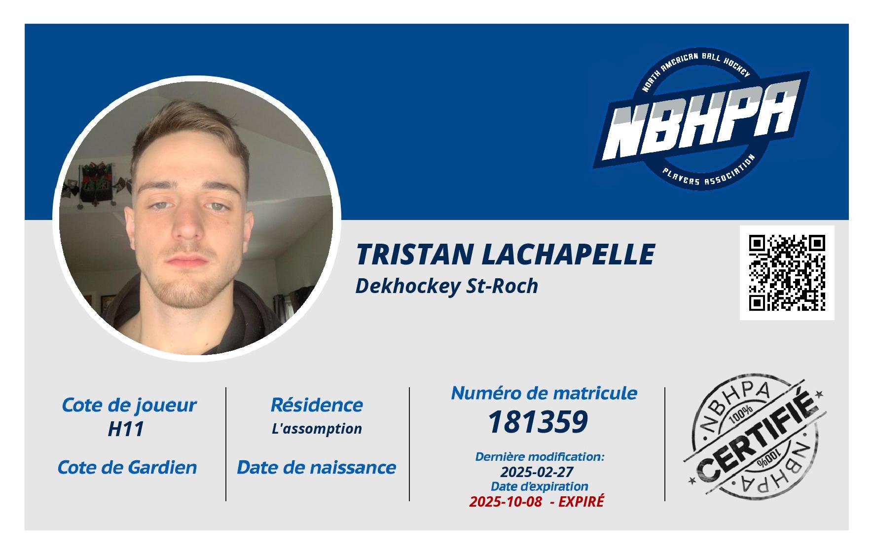 Tristan Lachapelle
