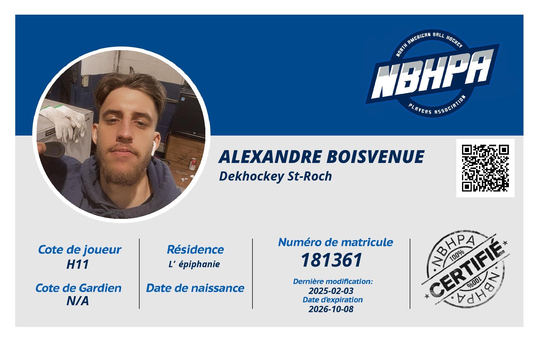 Alexandre Boisvenue