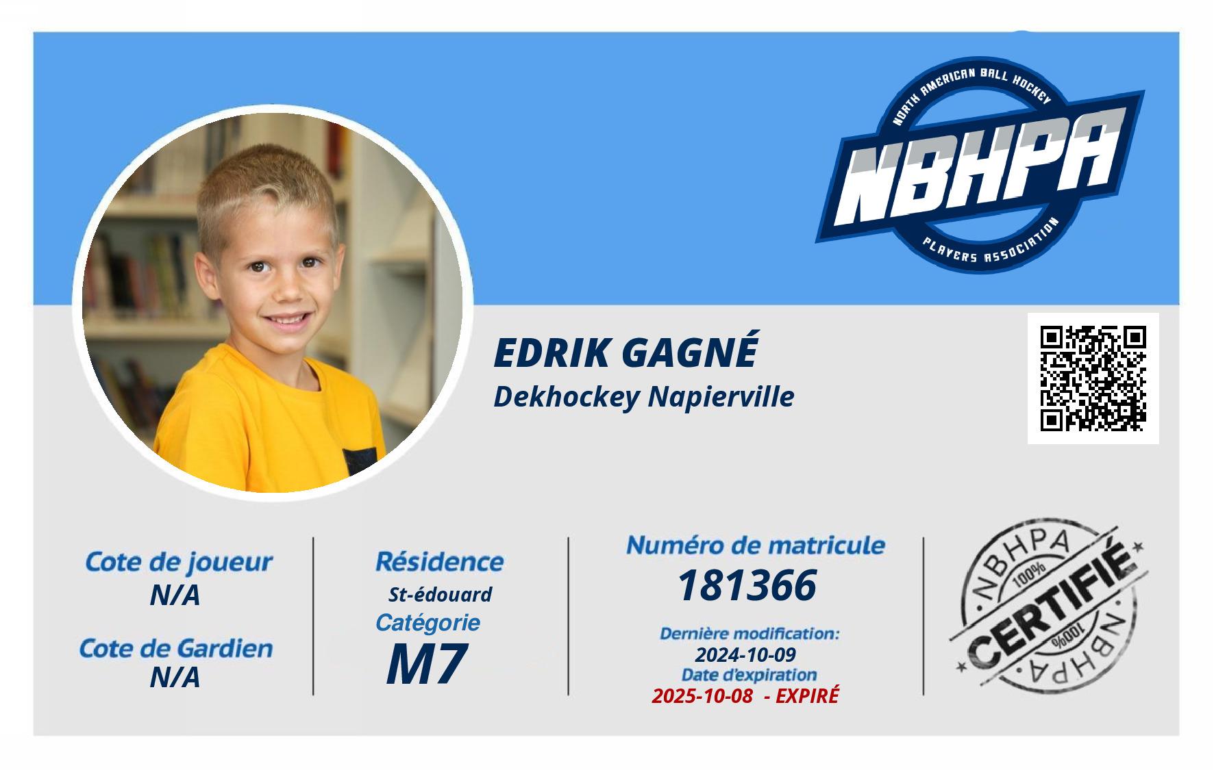 Edrik Gagné 