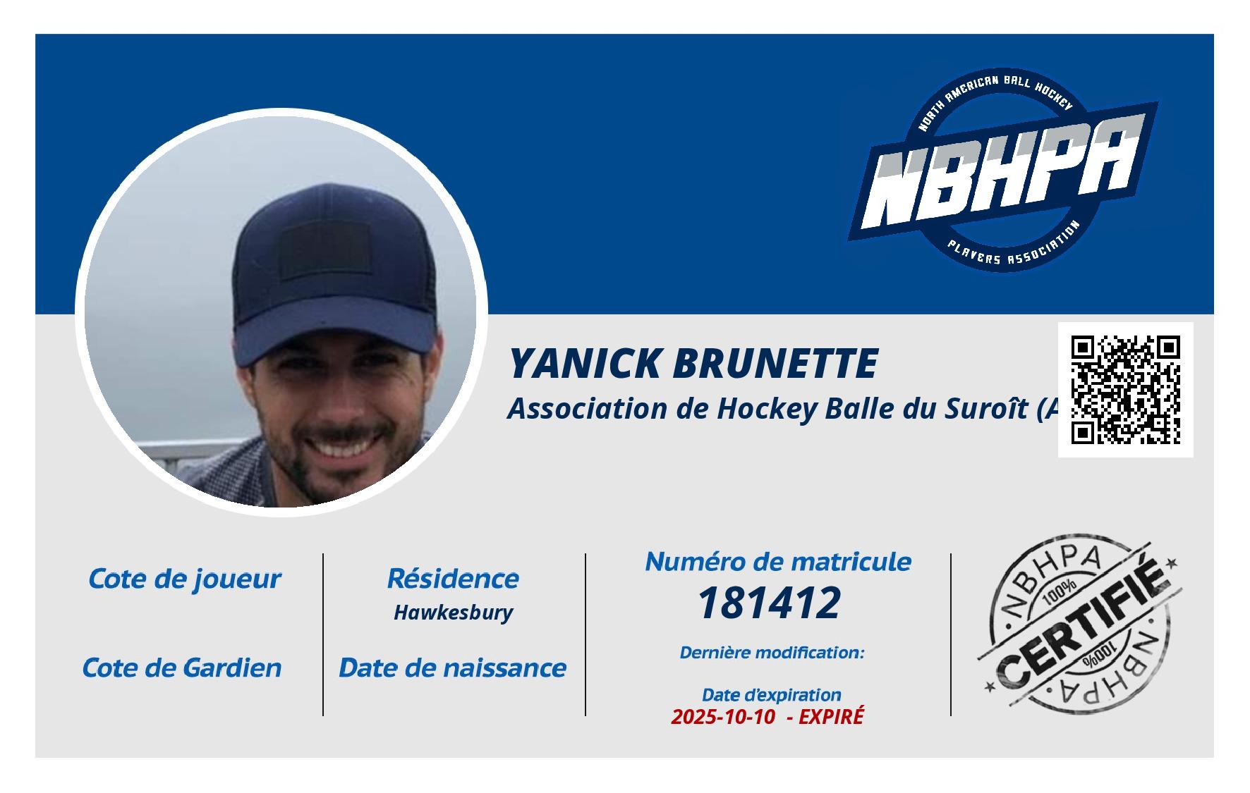 Yanick Brunette