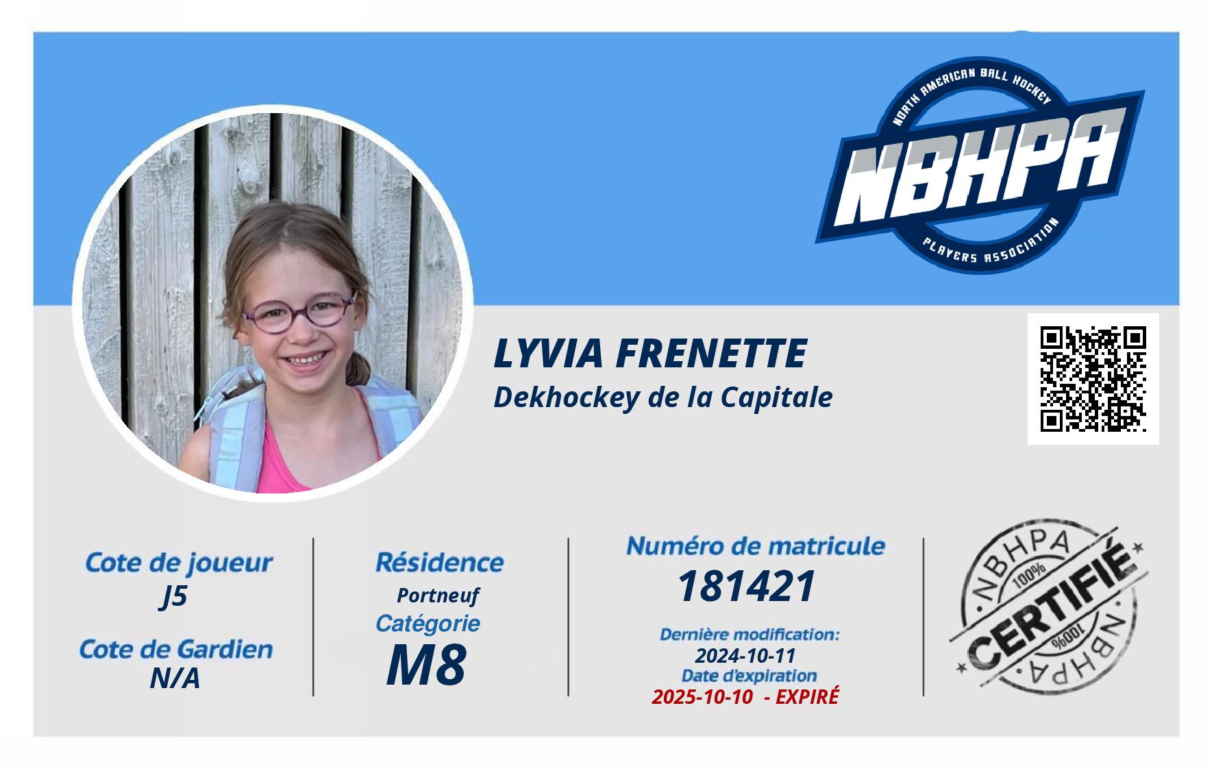 Lyvia Frenette 
