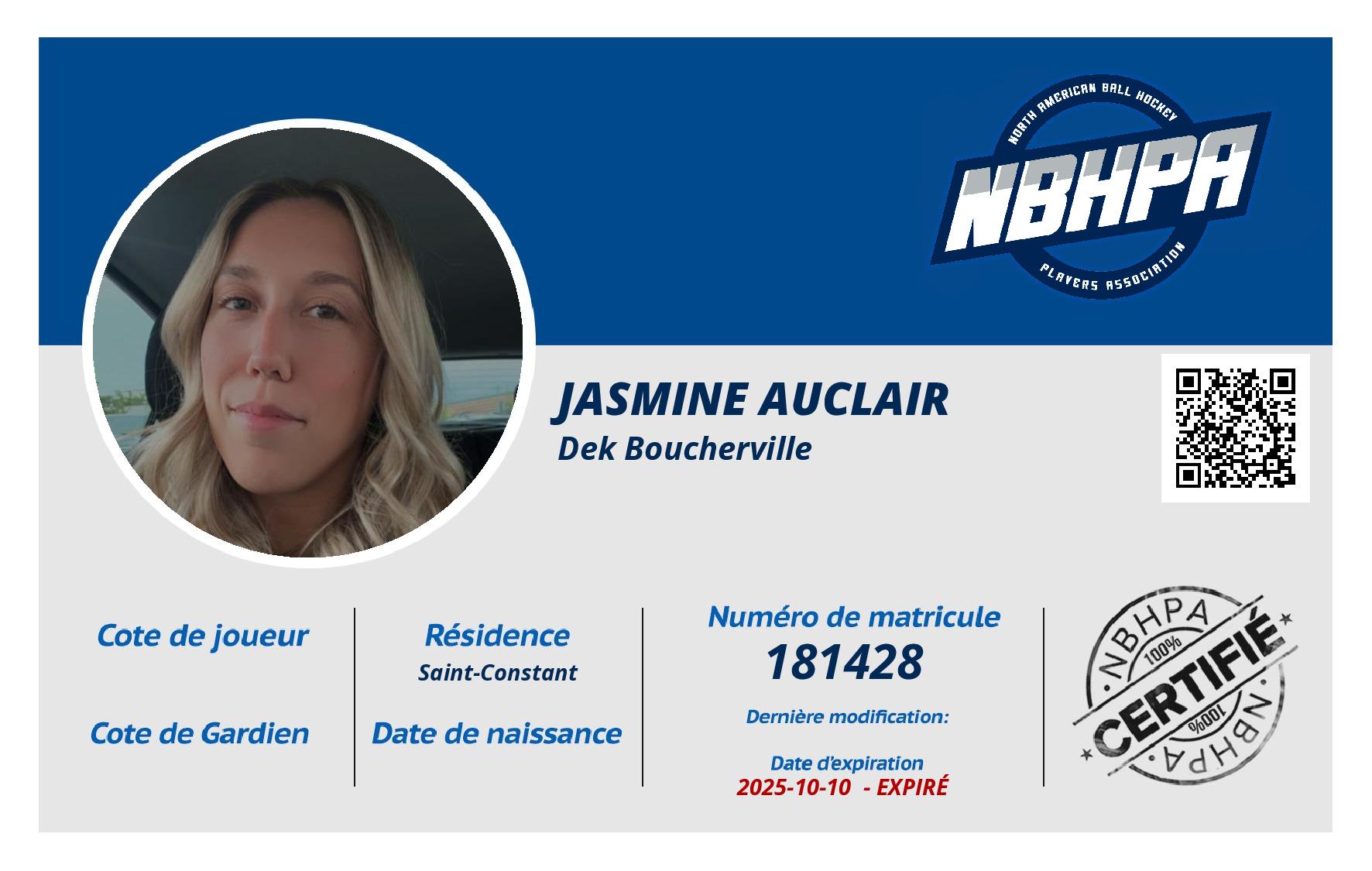 Jasmine Auclair